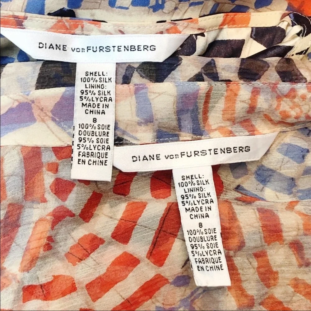 Diane von Furstenberg Wrap Dress + Slip Dress - Picture 11 of 12